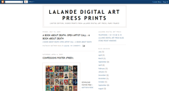 Desktop Screenshot of lalandedigitalpressprints.blogspot.com