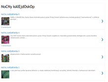 Tablet Screenshot of nocnykalejdoskop.blogspot.com
