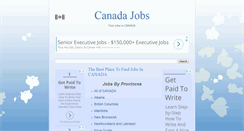 Desktop Screenshot of findjobcanada.blogspot.com