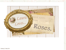 Tablet Screenshot of lauralovesroses.blogspot.com