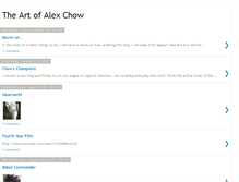 Tablet Screenshot of alexchowart.blogspot.com