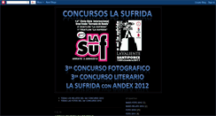 Desktop Screenshot of concursoslasufrida.blogspot.com