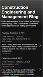 Mobile Screenshot of constructionengineeringandmanagement.blogspot.com