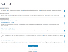 Tablet Screenshot of first-crush.blogspot.com