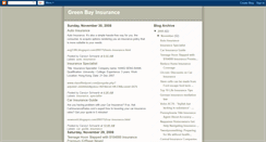 Desktop Screenshot of greenbayinsurance.blogspot.com