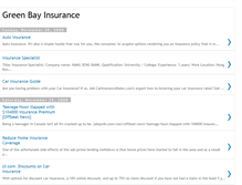 Tablet Screenshot of greenbayinsurance.blogspot.com