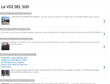 Tablet Screenshot of lavozdelsud.blogspot.com