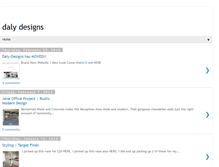 Tablet Screenshot of mydalydesigns.blogspot.com