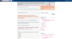 Desktop Screenshot of ibm-certification-exams.blogspot.com