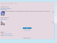 Tablet Screenshot of heavenawaitsyou.blogspot.com