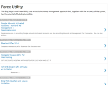 Tablet Screenshot of forex-utility.blogspot.com