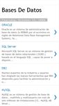 Mobile Screenshot of lasbasededatos.blogspot.com