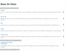 Tablet Screenshot of lasbasededatos.blogspot.com