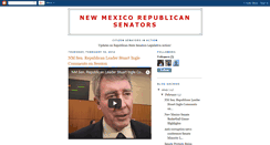 Desktop Screenshot of newmexicorepublicansenators.blogspot.com