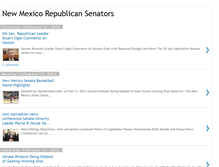Tablet Screenshot of newmexicorepublicansenators.blogspot.com