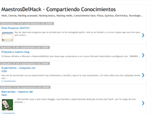 Tablet Screenshot of maestrosdelhack.blogspot.com