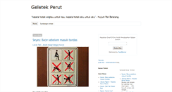 Desktop Screenshot of geletekperut.blogspot.com