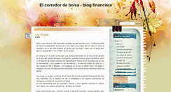 Desktop Screenshot of elcorredordebolsa.blogspot.com