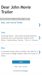 Mobile Screenshot of dearjohnmovietrailer.blogspot.com