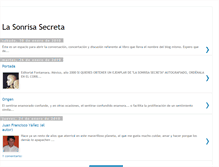 Tablet Screenshot of lasonrisasecreta.blogspot.com