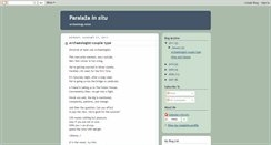 Desktop Screenshot of paralaza.blogspot.com