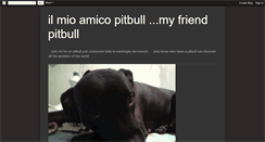 Desktop Screenshot of ilmioamicopitbull.blogspot.com