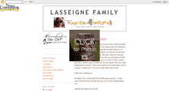 Desktop Screenshot of lasseignefamily.blogspot.com