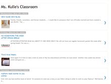 Tablet Screenshot of kullesclassroom.blogspot.com