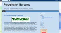 Desktop Screenshot of foragingforbargains.blogspot.com