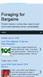 Mobile Screenshot of foragingforbargains.blogspot.com