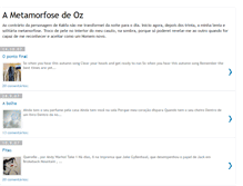 Tablet Screenshot of a-metamorfose-de-oz.blogspot.com