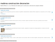 Tablet Screenshot of maderas-construccion.blogspot.com