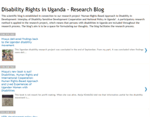 Tablet Screenshot of disability-uganda.blogspot.com