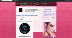 Desktop Screenshot of beauty-healthtips.blogspot.com
