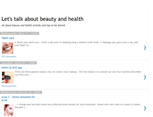 Tablet Screenshot of beauty-healthtips.blogspot.com
