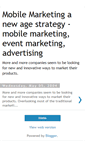 Mobile Screenshot of mobilemarketingnow.blogspot.com