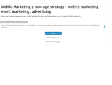 Tablet Screenshot of mobilemarketingnow.blogspot.com