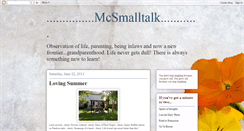 Desktop Screenshot of mcsmalltalk.blogspot.com