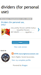 Mobile Screenshot of dividersarecute.blogspot.com