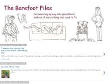 Tablet Screenshot of barefootfiles.blogspot.com