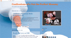 Desktop Screenshot of not-so-perfectmom.blogspot.com