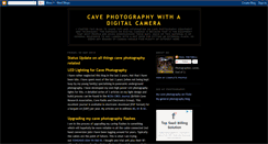 Desktop Screenshot of cave-photography.blogspot.com