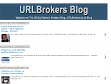 Tablet Screenshot of domainbrokers.blogspot.com