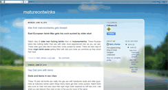 Desktop Screenshot of matureontwinks.blogspot.com