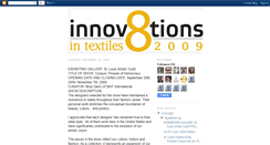 Desktop Screenshot of innovationsintextiles8.blogspot.com