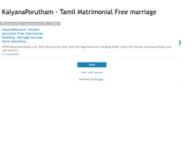 Tablet Screenshot of kalyanaporutham.blogspot.com