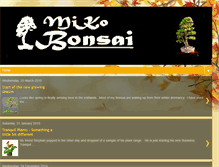 Tablet Screenshot of mikobonsai.blogspot.com