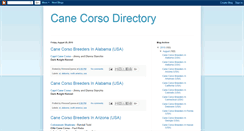 Desktop Screenshot of canecorsodirectory.blogspot.com