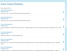 Tablet Screenshot of canecorsodirectory.blogspot.com