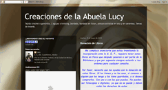 Desktop Screenshot of creacionesdelaabuelalucy.blogspot.com